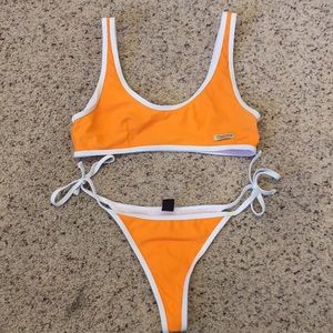 Chooks LA orange bikini set